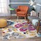 World Rug Gallery Modern Floral Area Rug 10' x 14' Gray Area Rug 9098GRAY10X14 - alternate 1